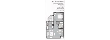 1 Bedroom, 1 Bathroom