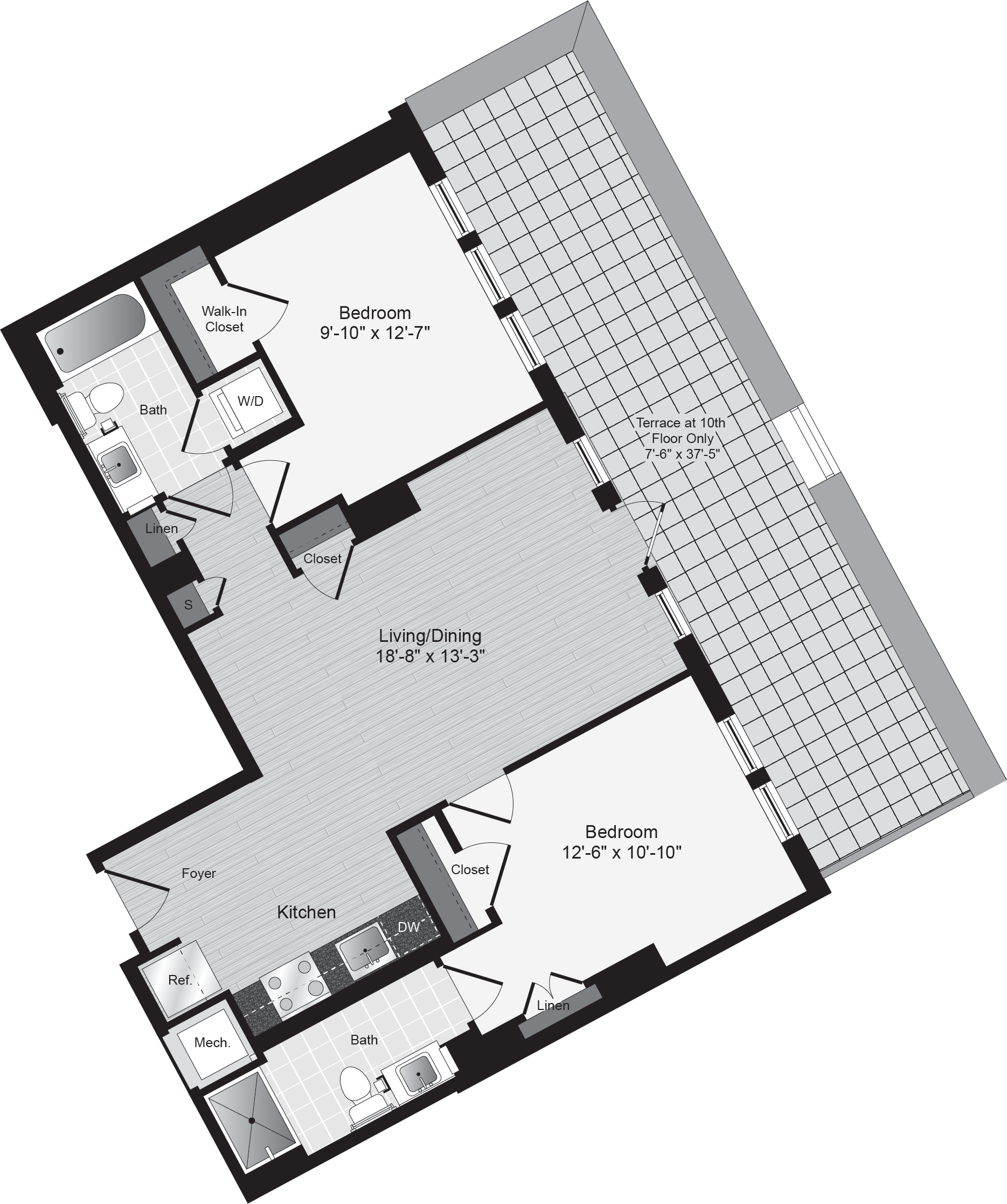 Lyon Place 2 bed 2 bath