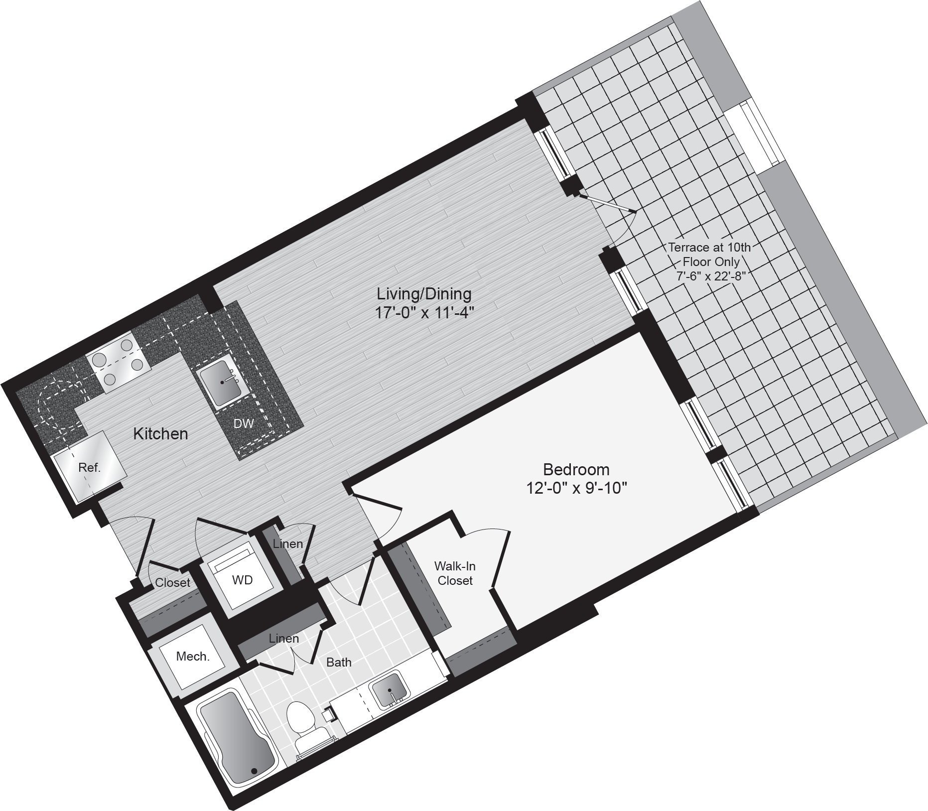 Lyon Place 1 bed 1 bath