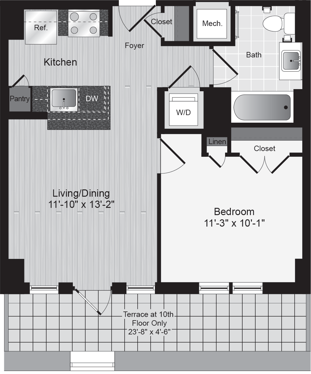 Lyon Place 1 bed 1 bath