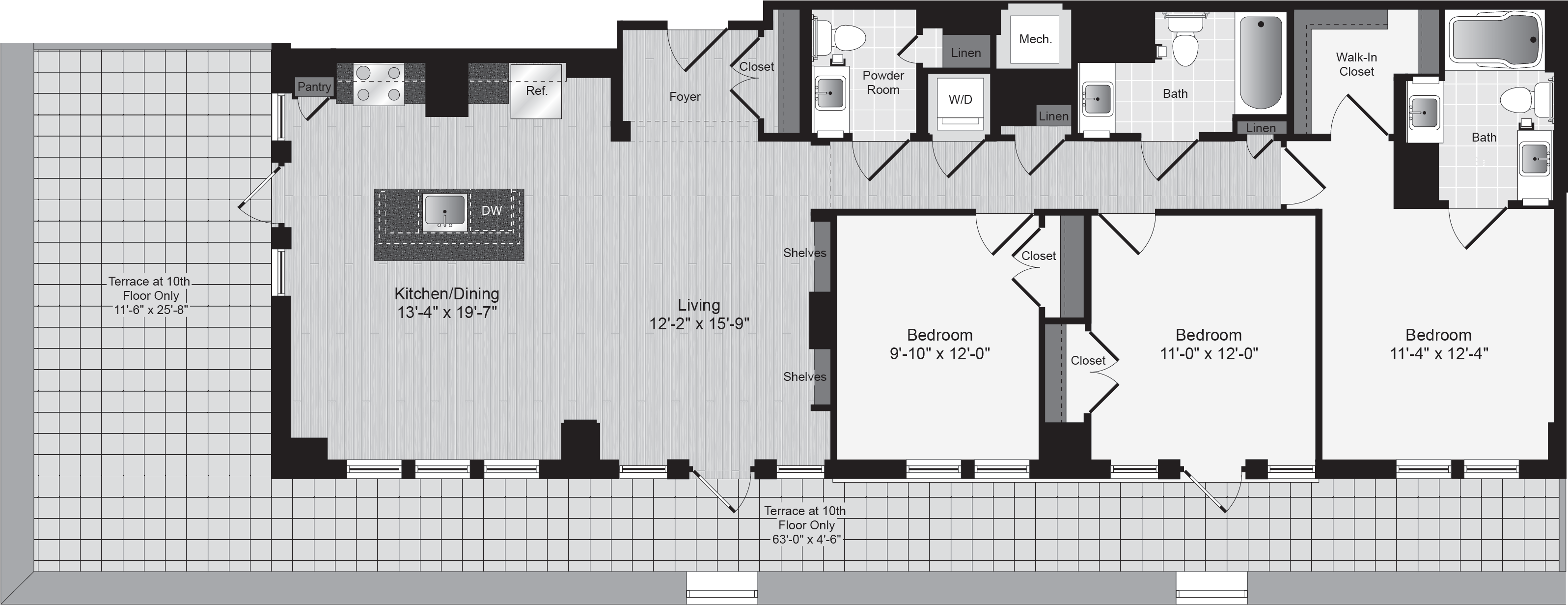 Lyon Place 3 bed 3 bath