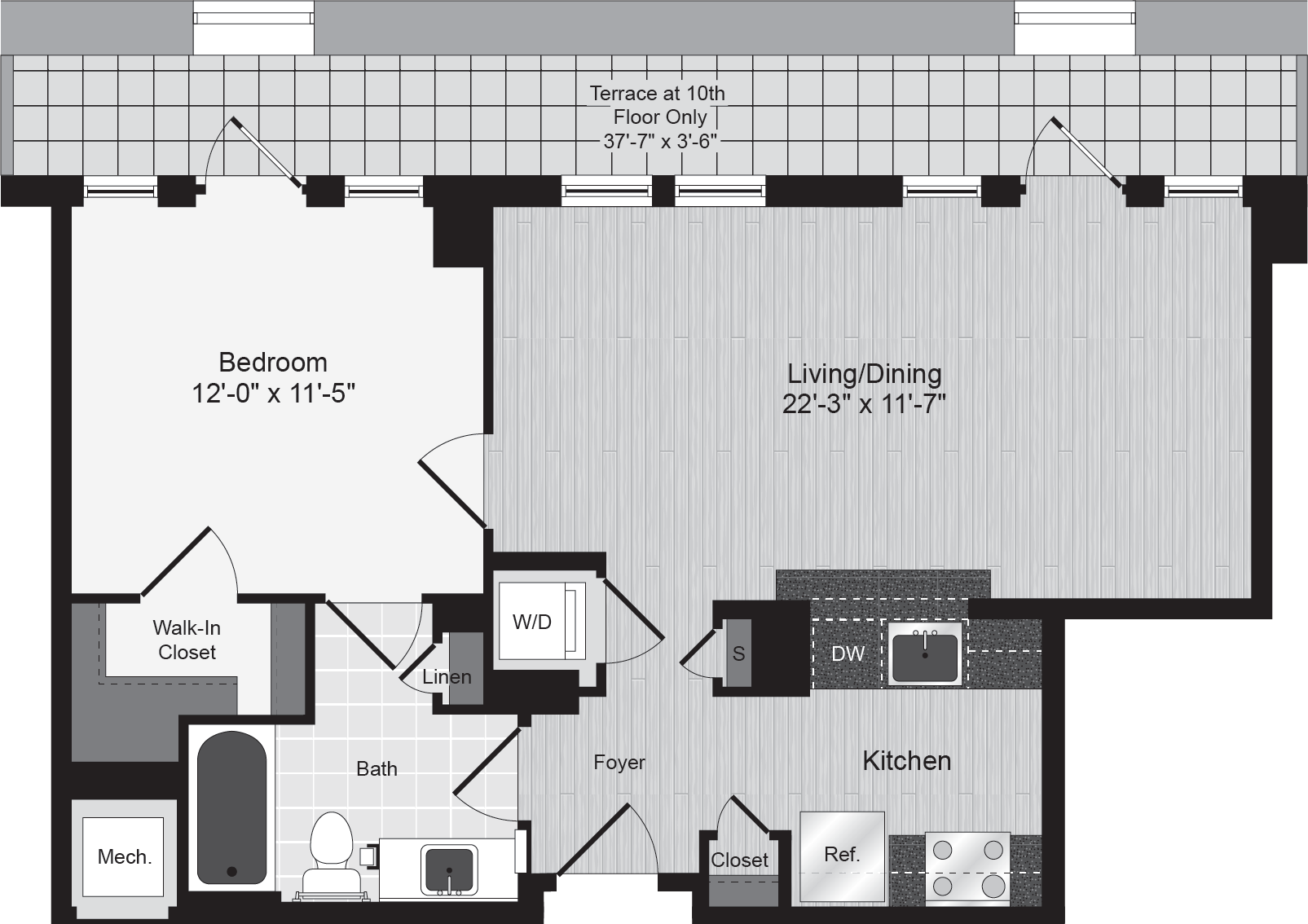 Lyon Place 1 bed 1 bath