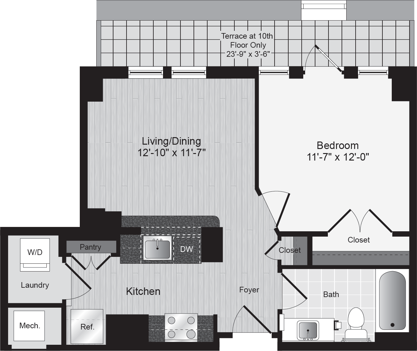 Lyon Place 1 bed 1 bath