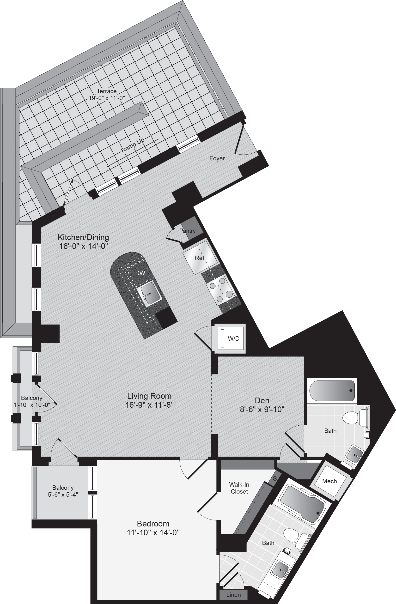 Lyon Place 2 bed 2 bath