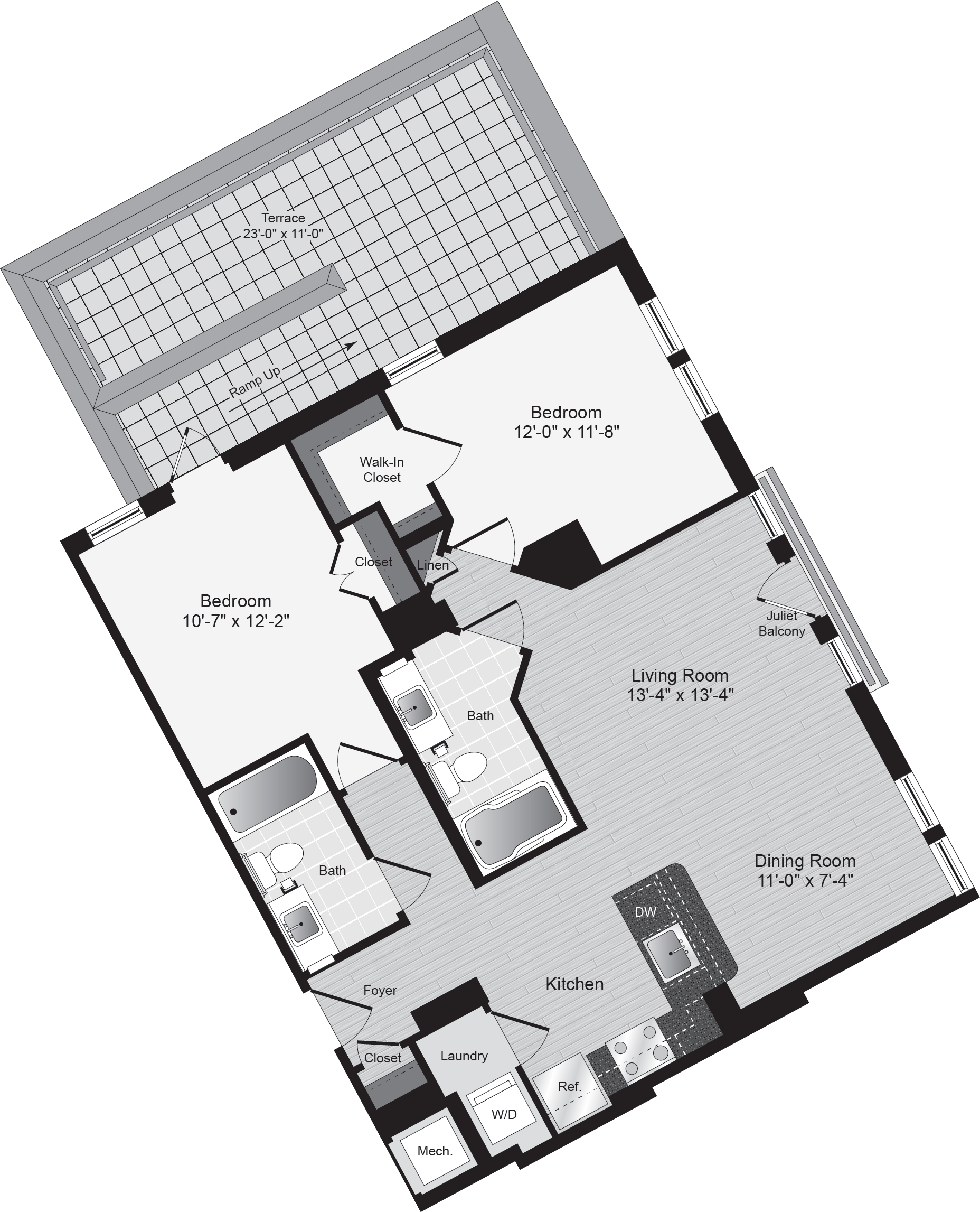 Lyon Place 2 bed 2 bath