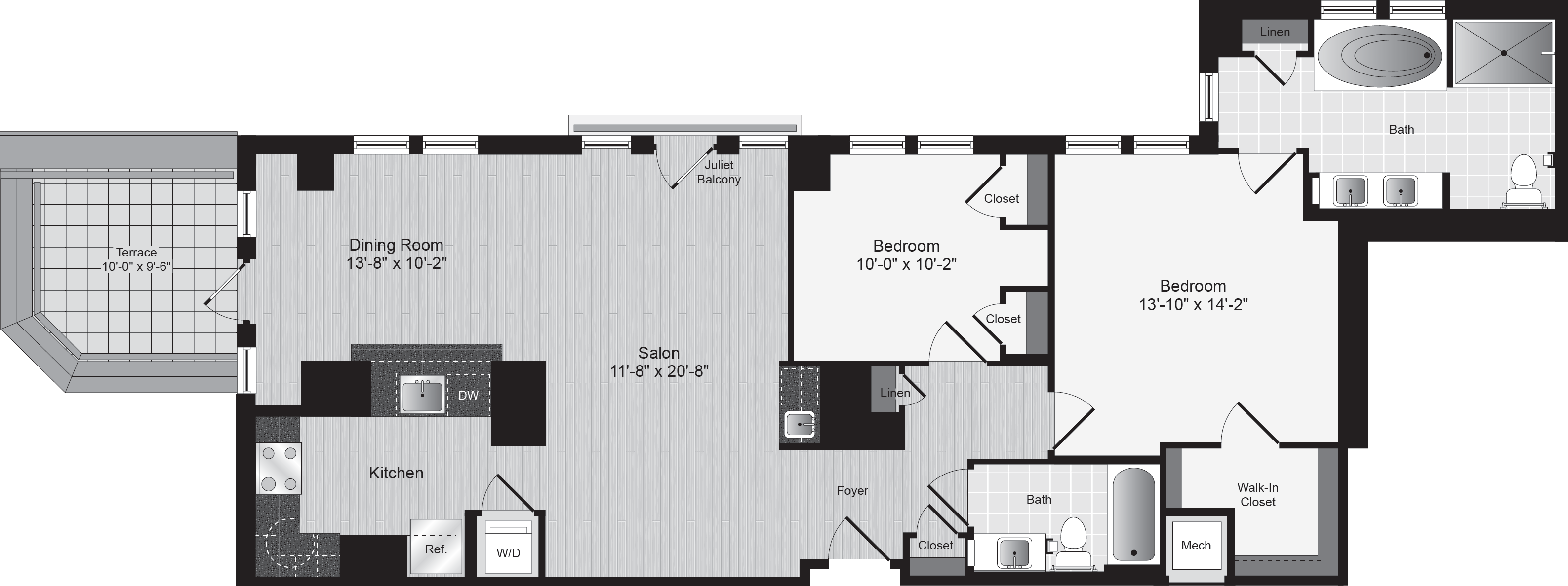 Lyon Place 1 bed 1 bath