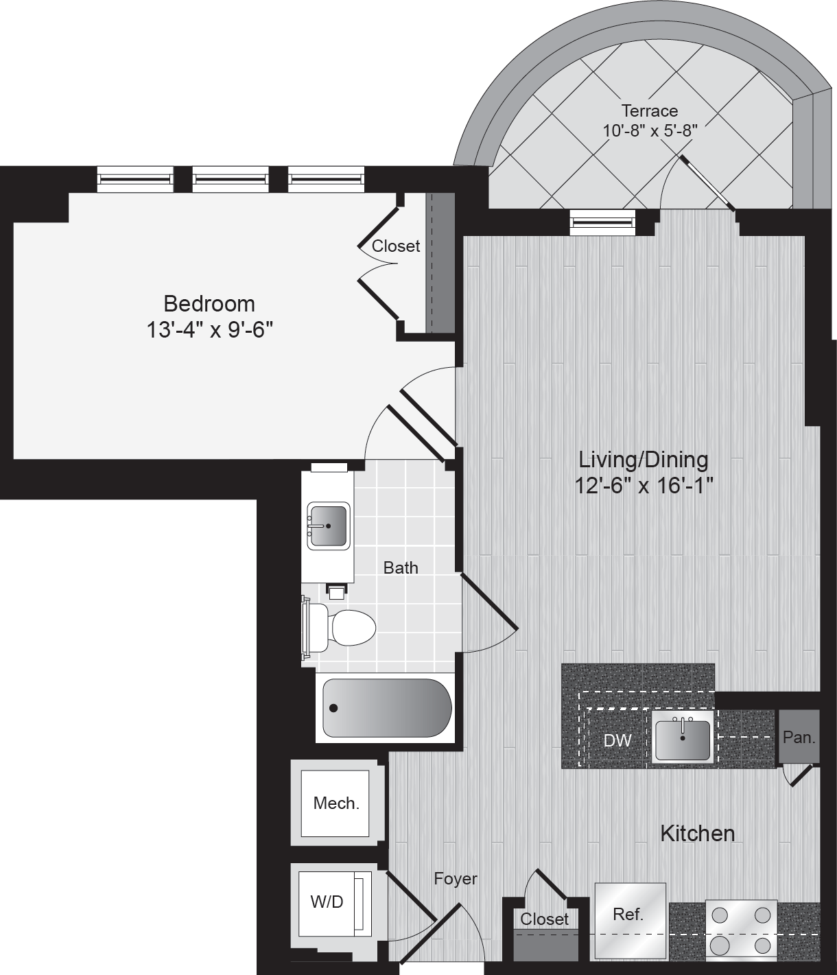 Lyon Place 1 bed 1 bath