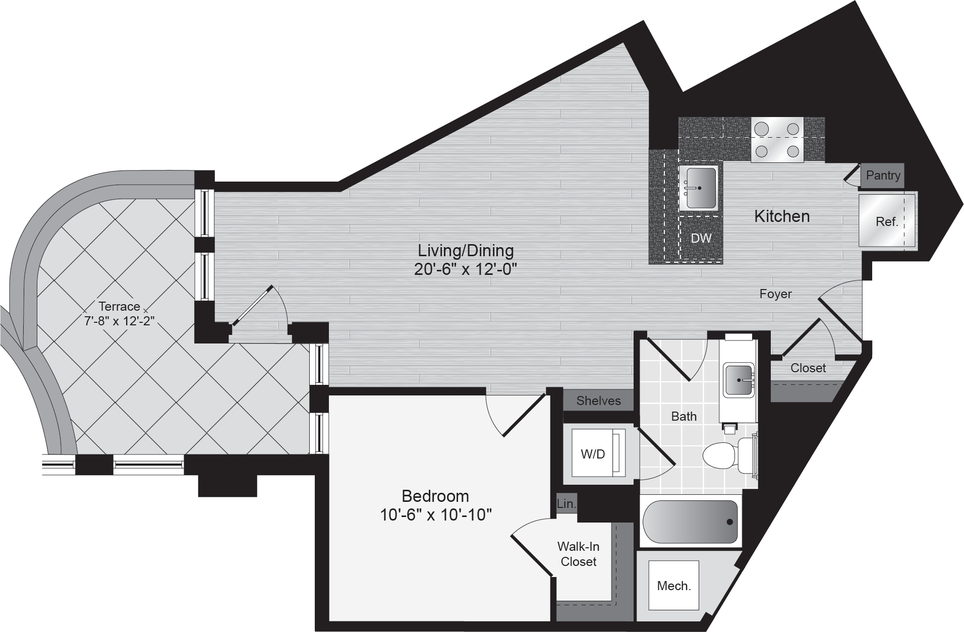 Lyon Place 1 bed 1 bath