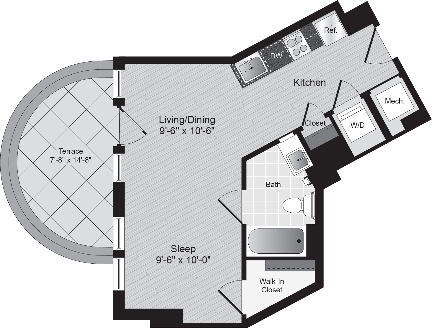 Lyon Place 1 bed 1 bath
