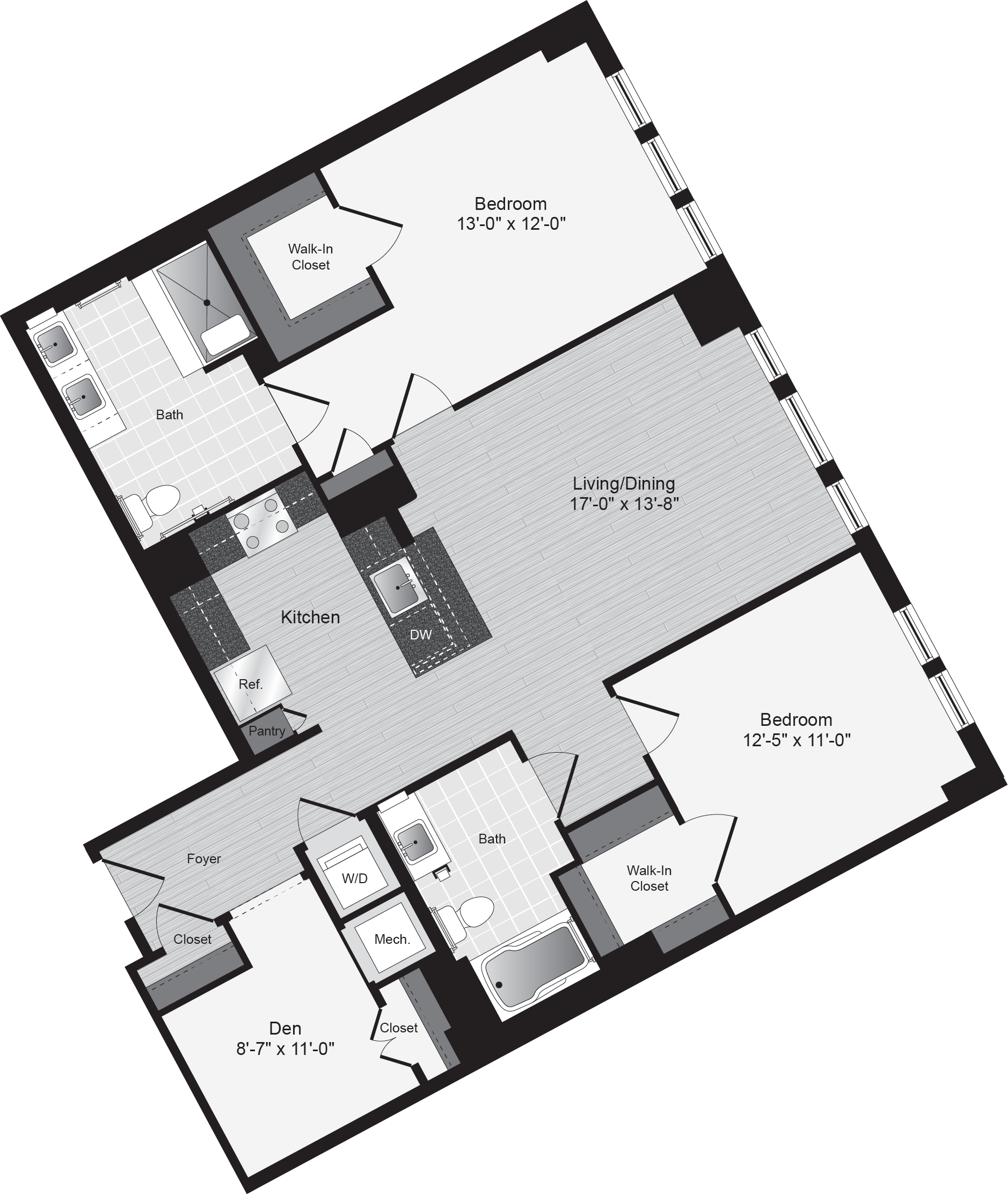 Lyon Place 2 bed 2 bath