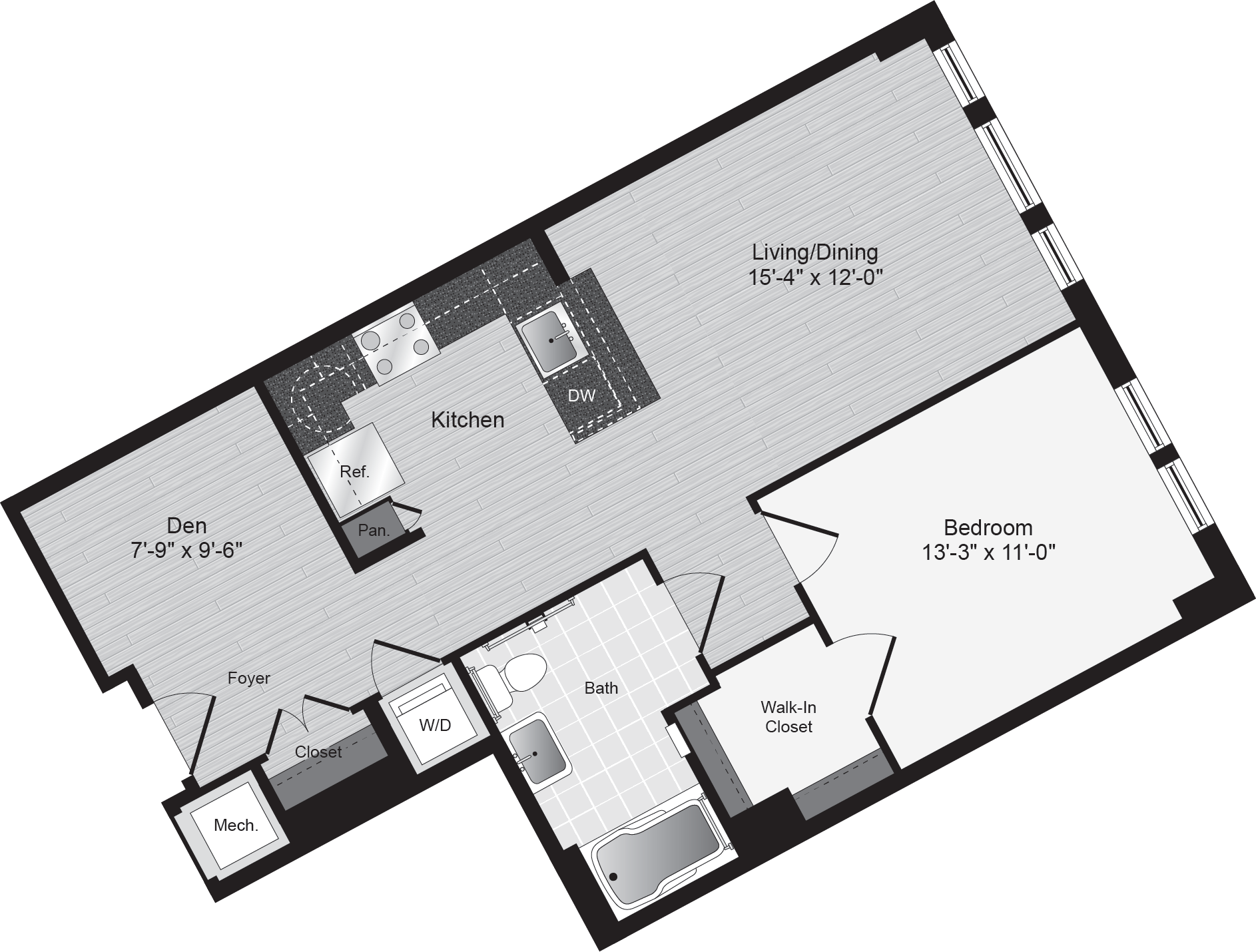 Lyon Place 1 bed 1 bath