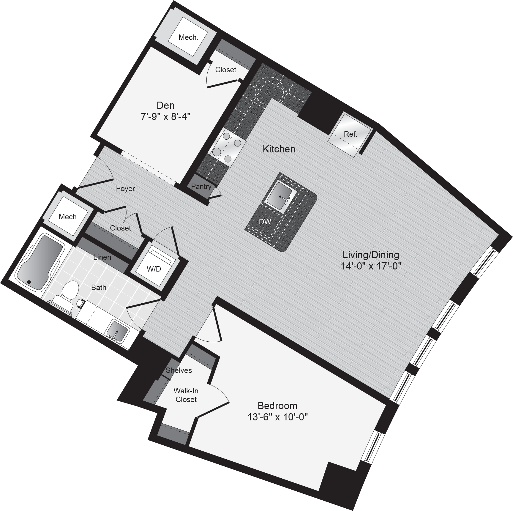 Lyon Place 1 bed 1 bath