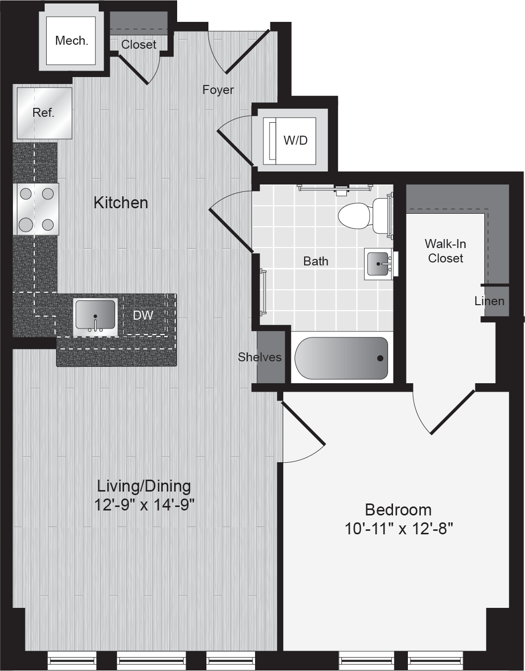 Lyon Place 1 bed 1 bath