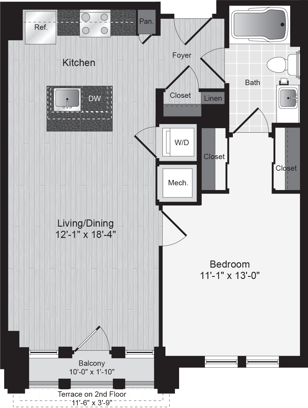 Lyon Place 1 bed 1 bath