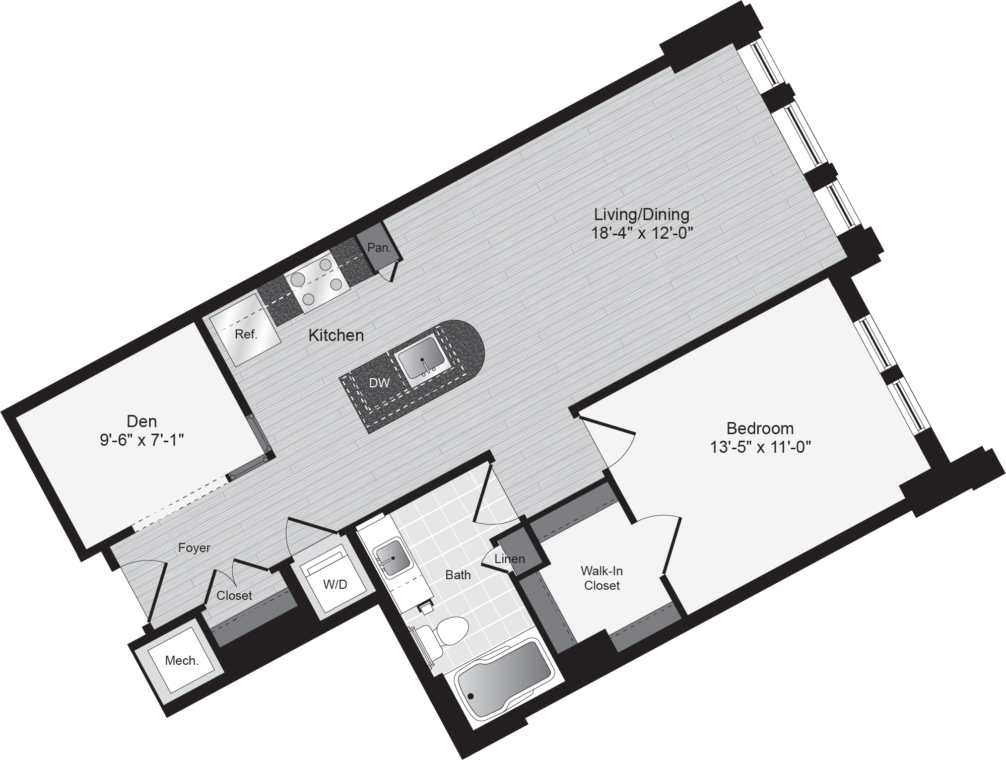 Lyon Place 1 bed 1 bath