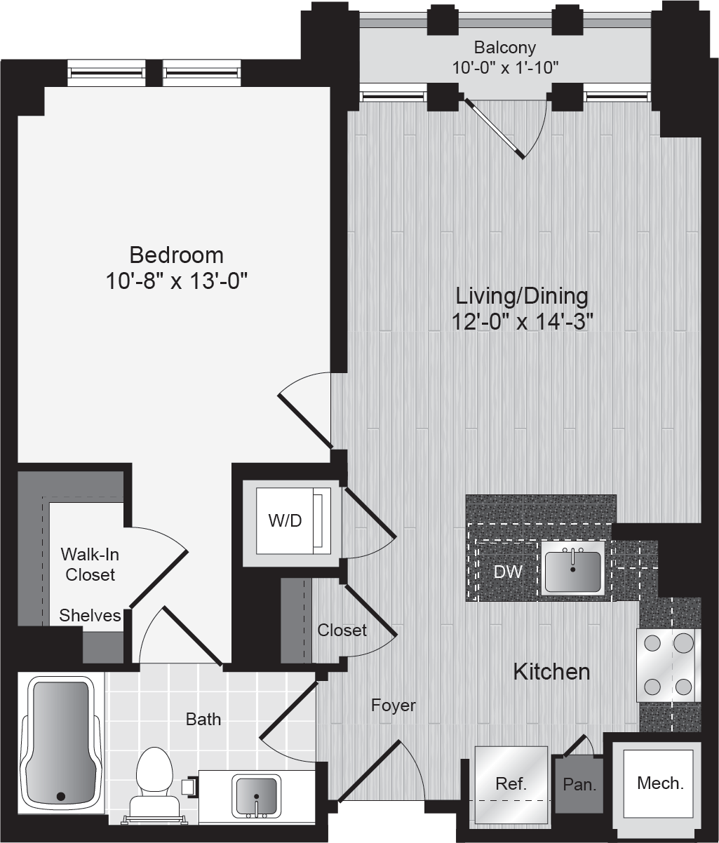 Lyon Place 1 bed 1 bath