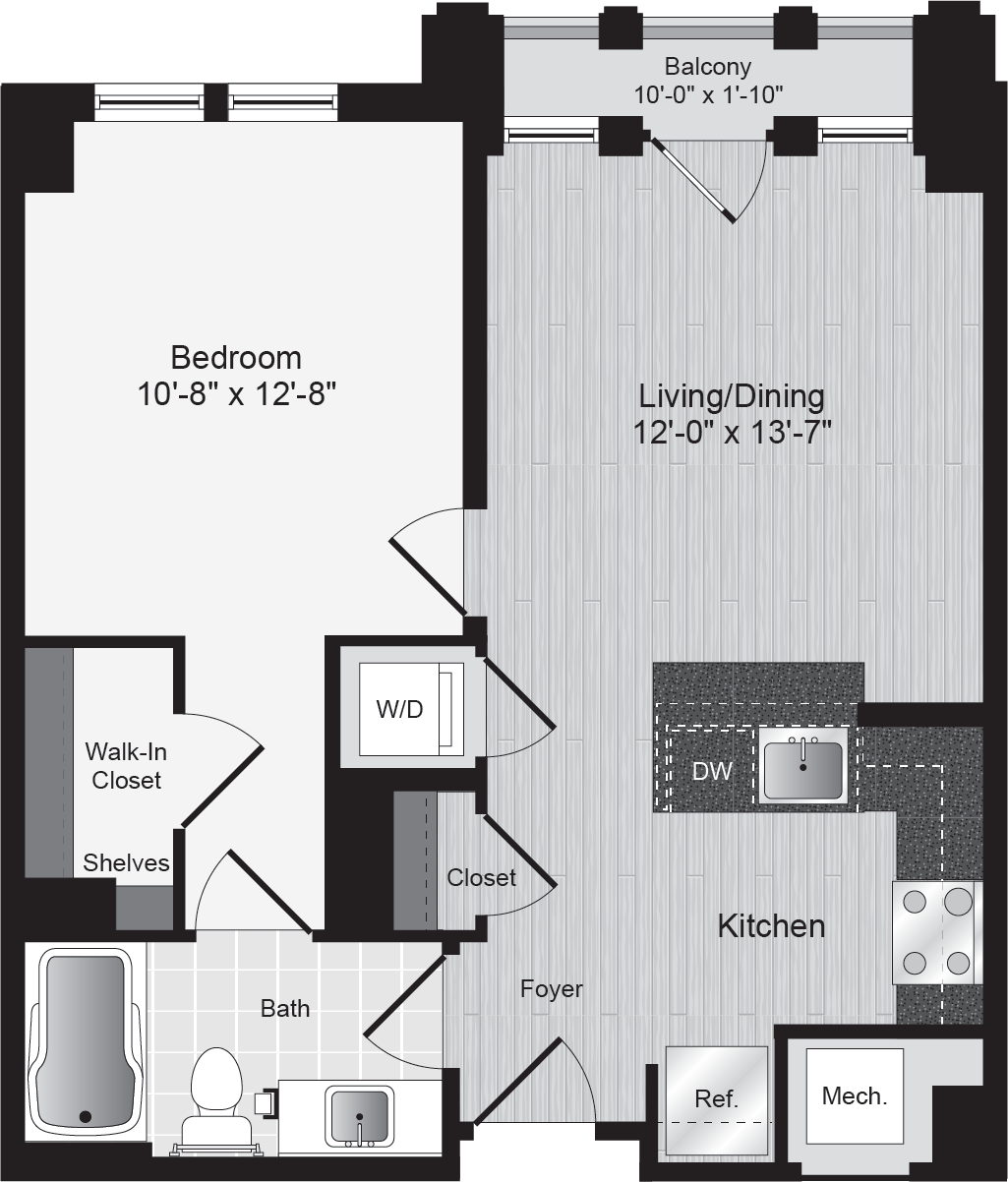 Lyon Place 1 bed 1 bath