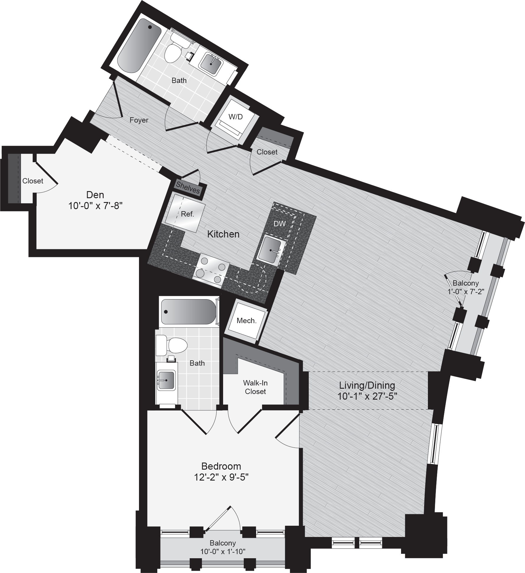 Lyon Place 1 bed 1 bath