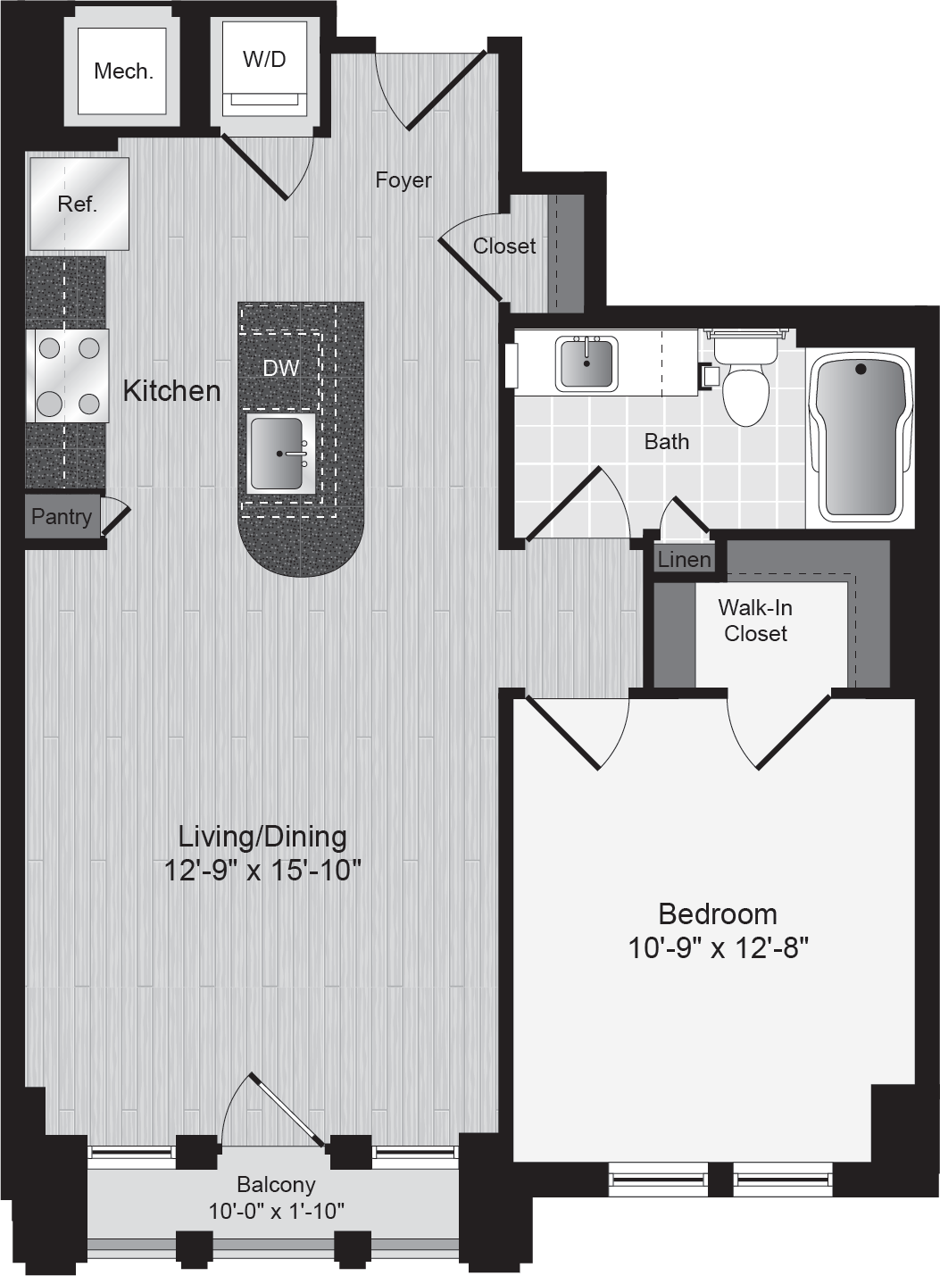 Lyon Place 1 bed 1 bath