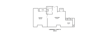 1 Bed/1 Bath A-ADA