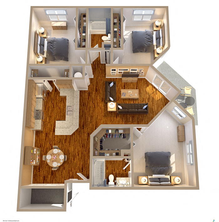 Boot Ranch Floor Plan