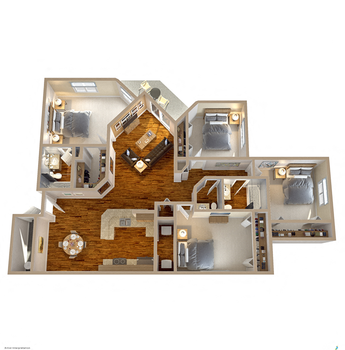 Boot Ranch Floor Plan