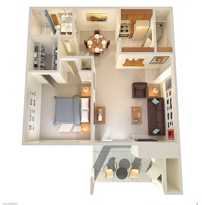 Hilton Head Apartments Floor Plan