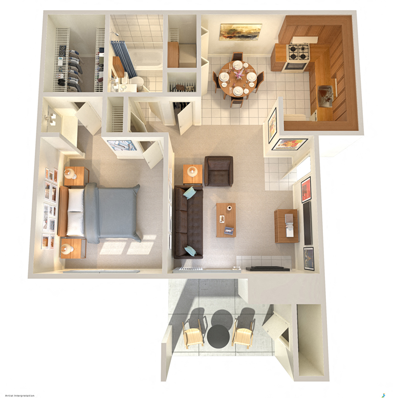 Hilton Head Apartments Floor Plan