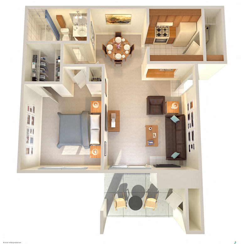 Hilton Head Apartments Floor Plan