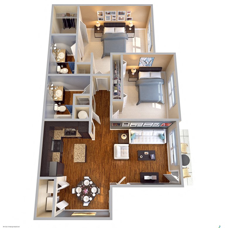Mount Vernon Apartments Floor Plans
