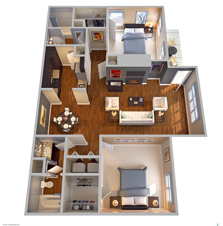 Mount Vernon Apartments Floor Plans