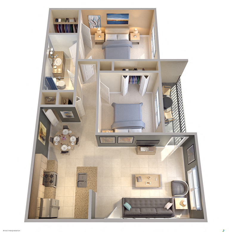 Palms of Clearwater Floor Plan