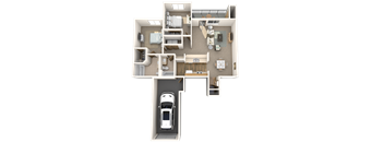 Townhouse - 2 Bedrooms, 2 Bathrooms