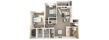 Willow - 2 Bedrooms, 2 Bathrooms