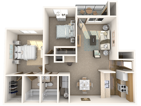 5015 South Regal Street 1-2 Beds Apartment for Rent - Photo Gallery 41