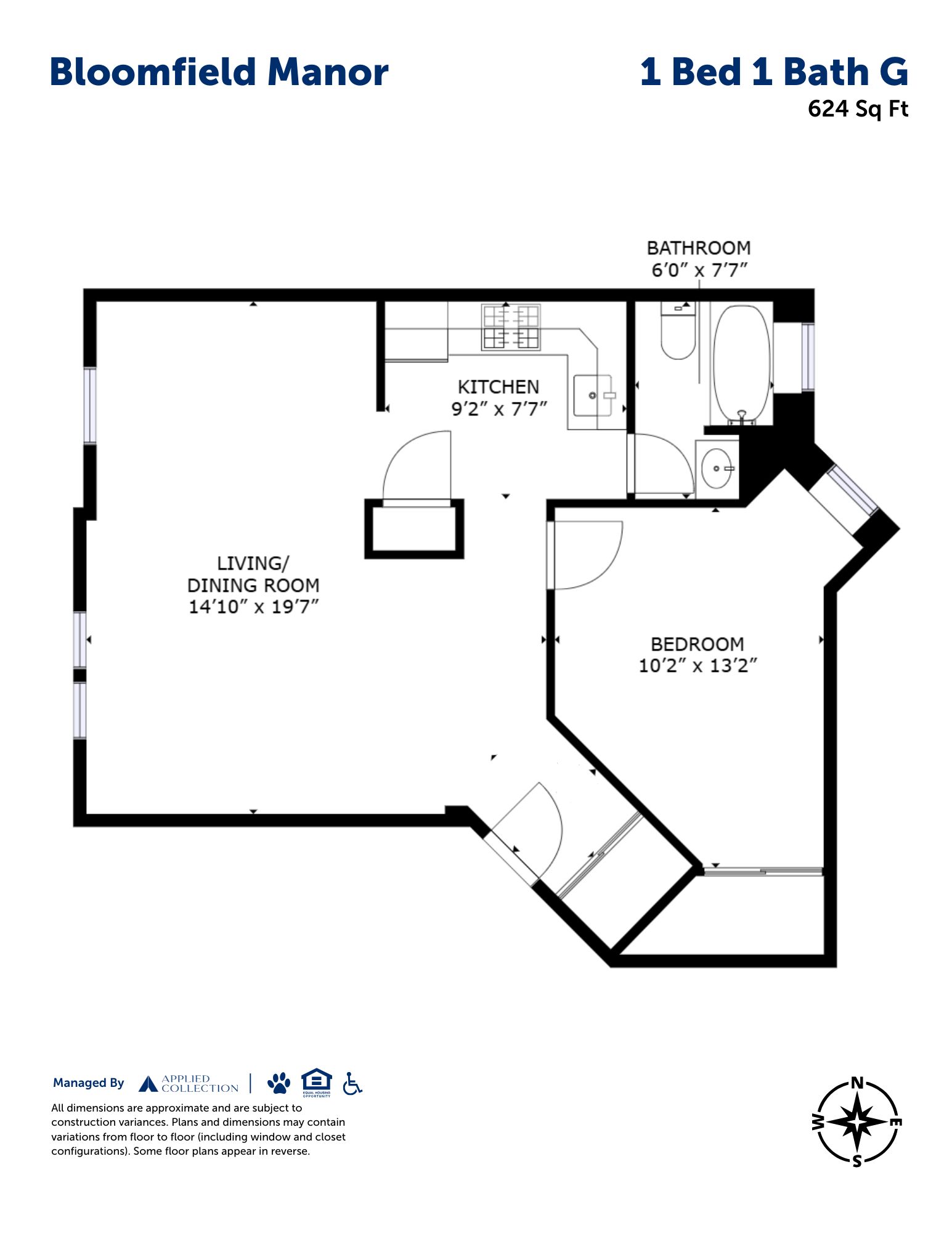 1 Bed 1 Bath G