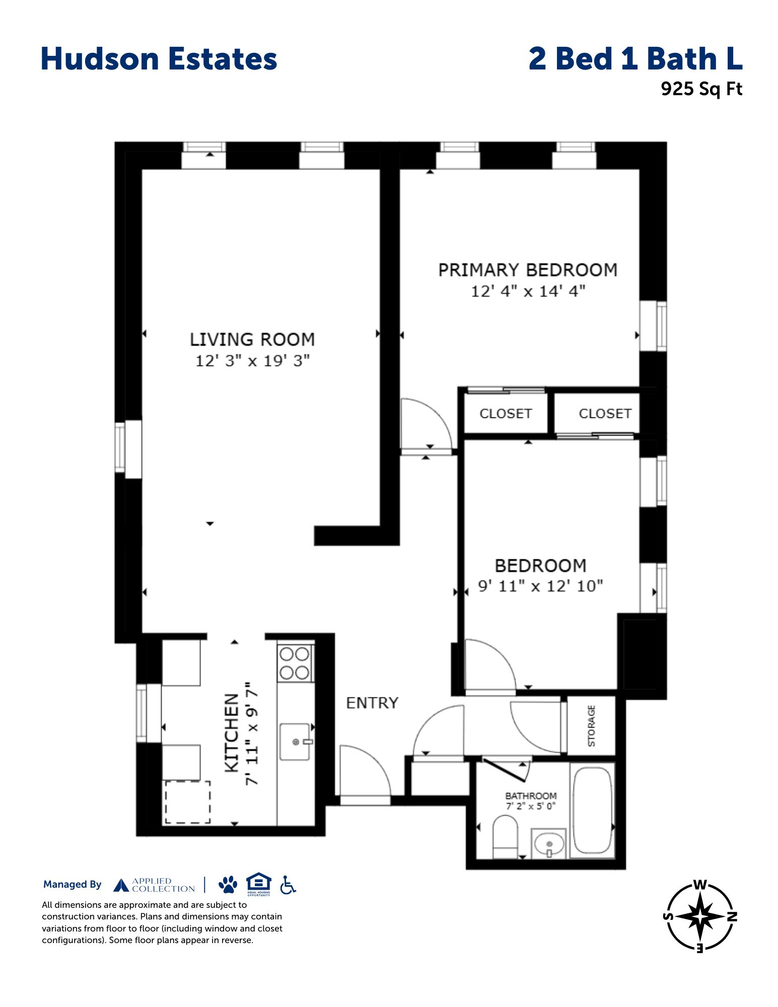 2 Bed 1 Bath L