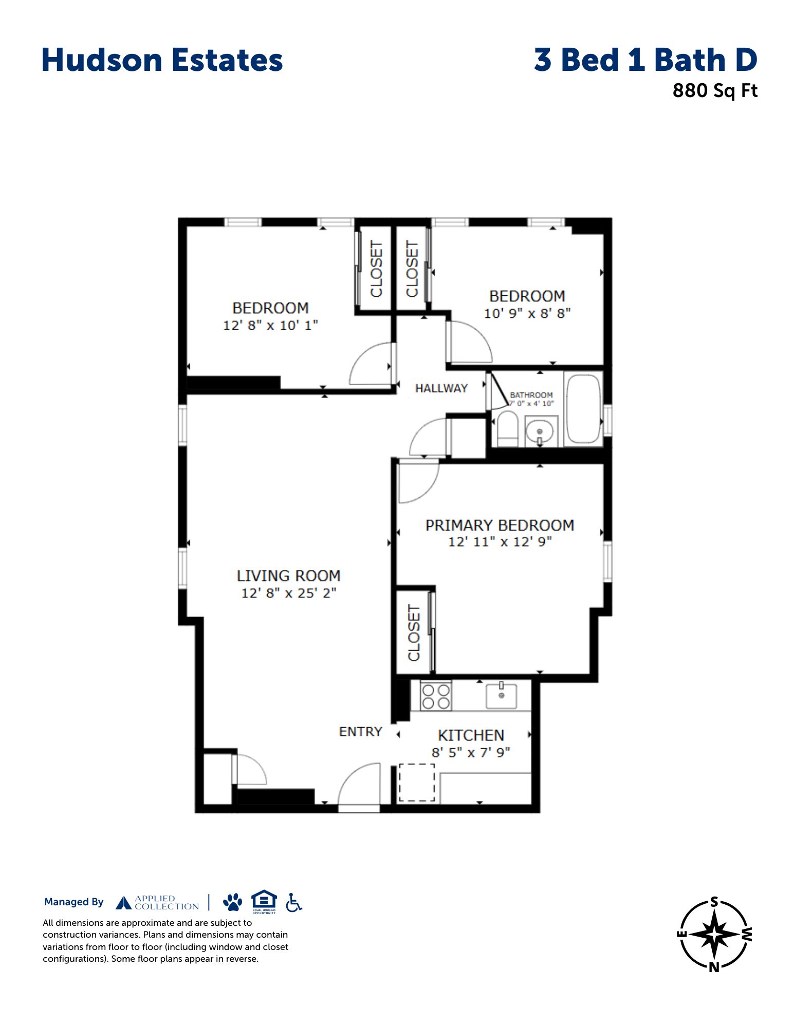 3 Bed 1 Bath D