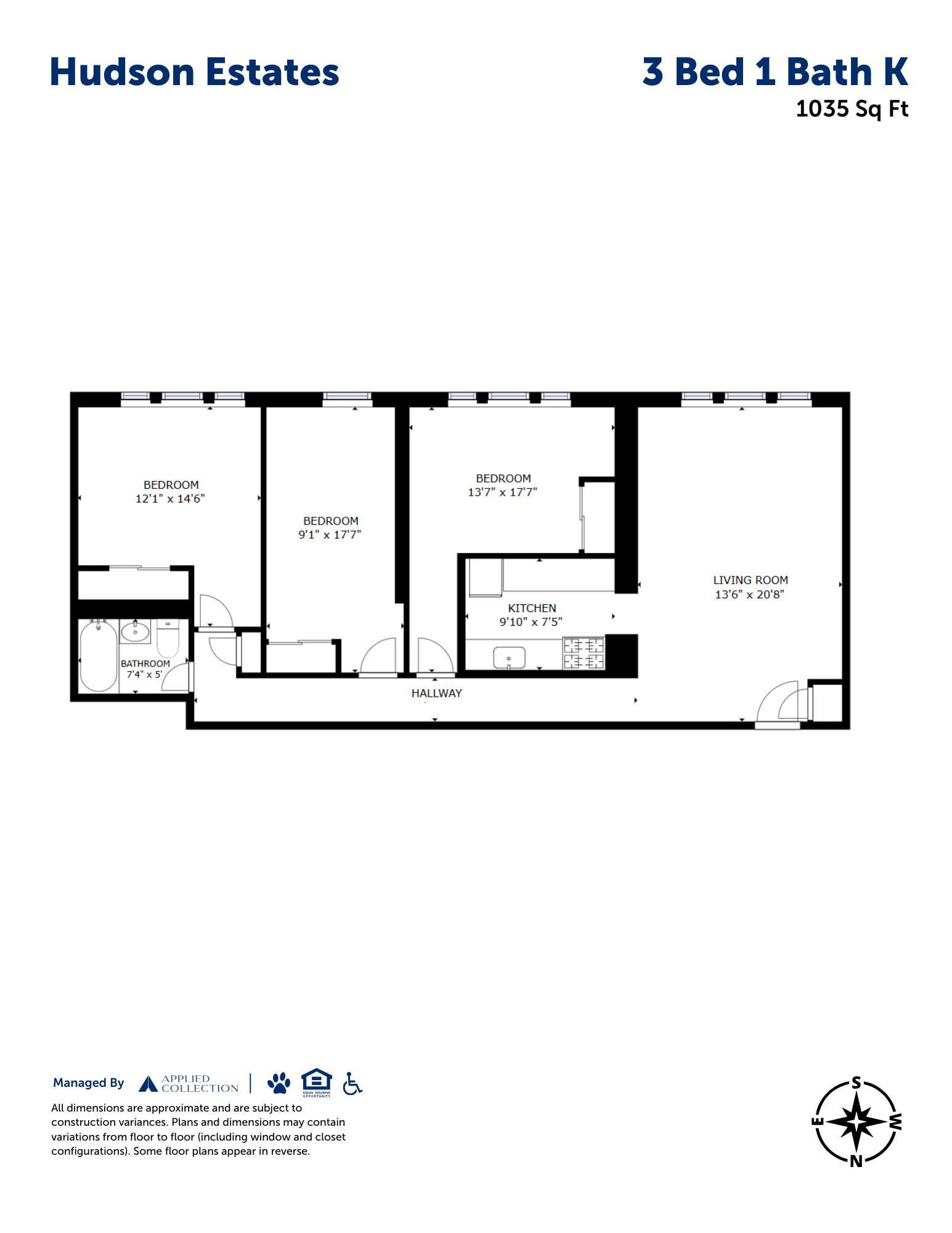 3 Bed 1 Bath K