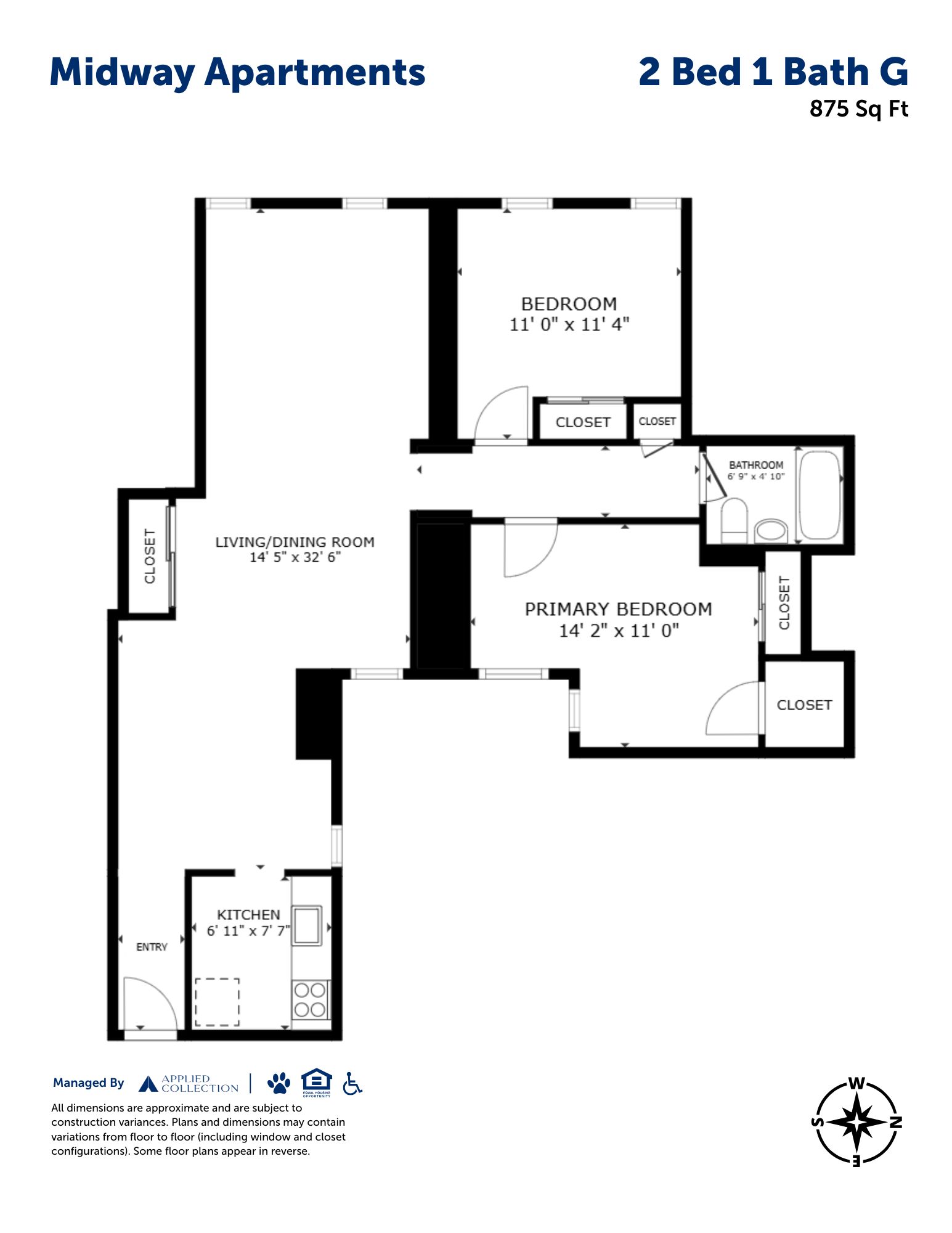 2 Bed 1 Bath G