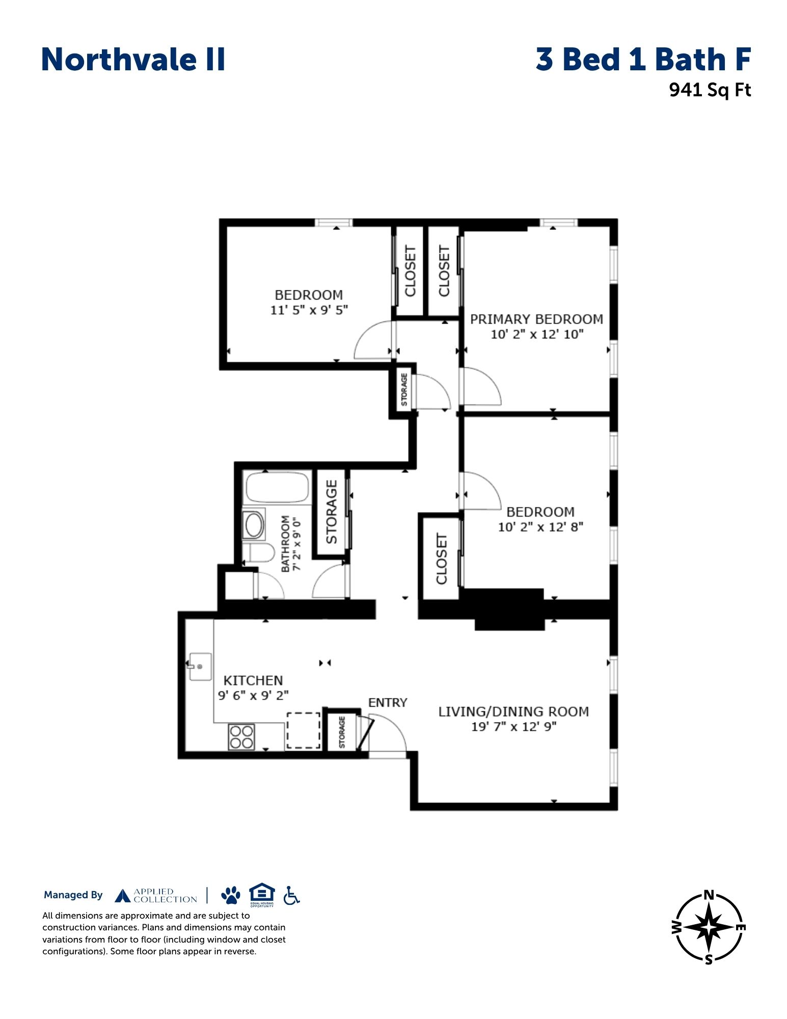 3 Bed 1 Bath F