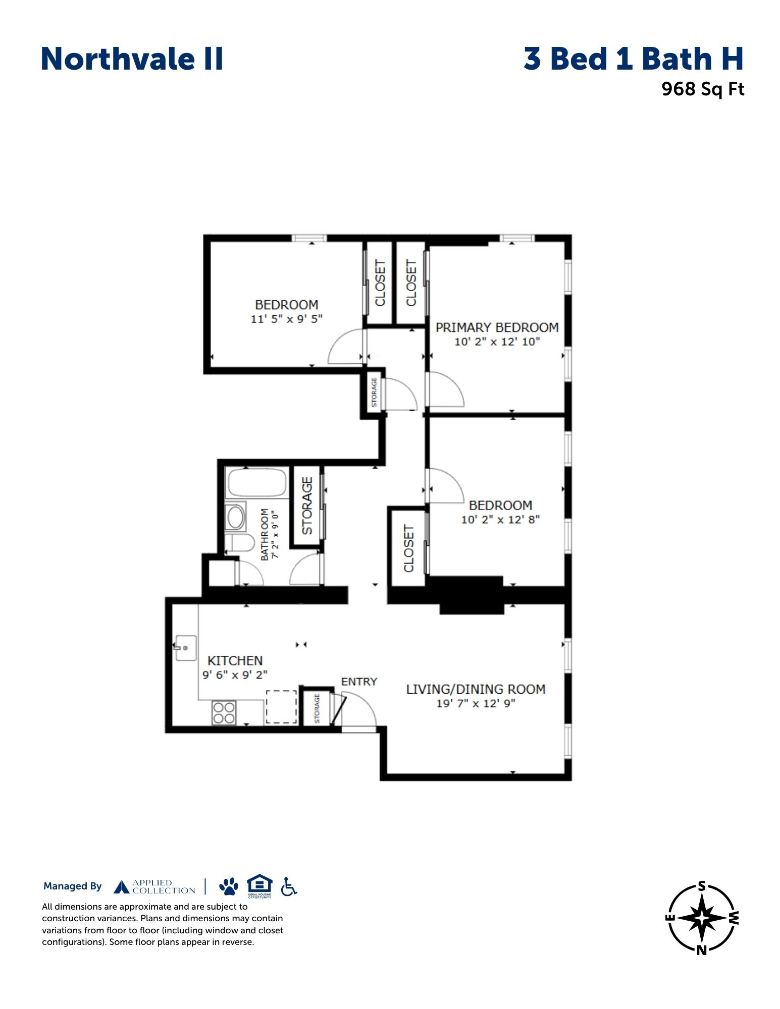 3 Bed 1 Bath H