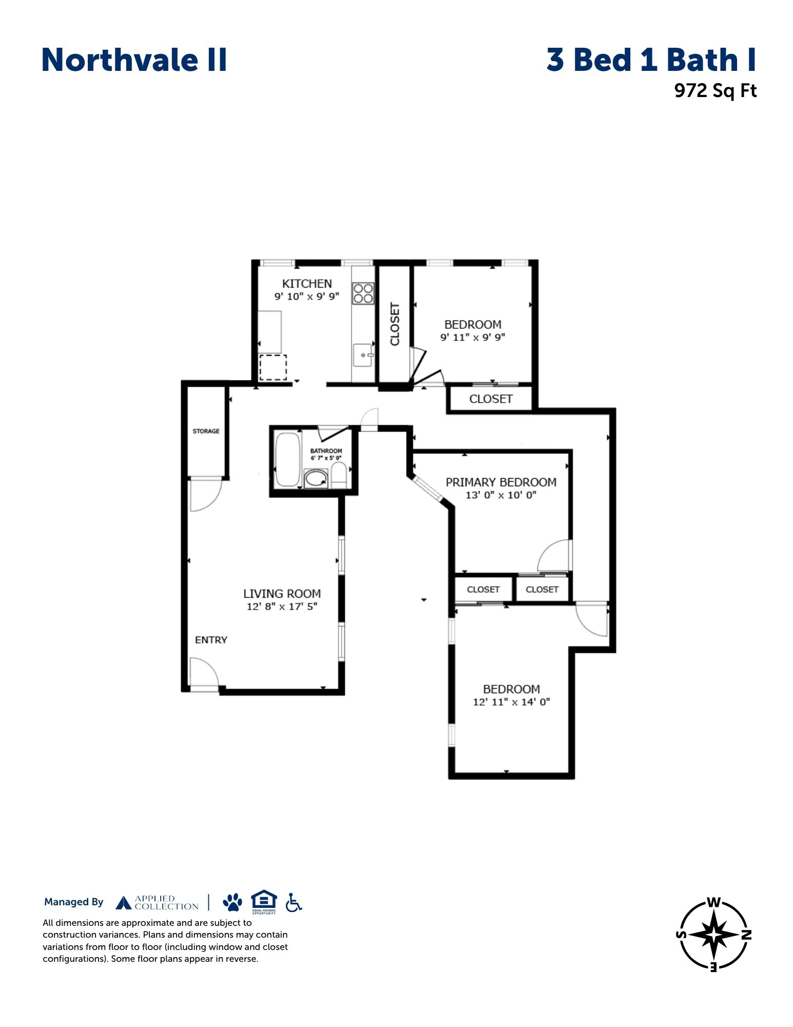 3 Bed 1 Bath I