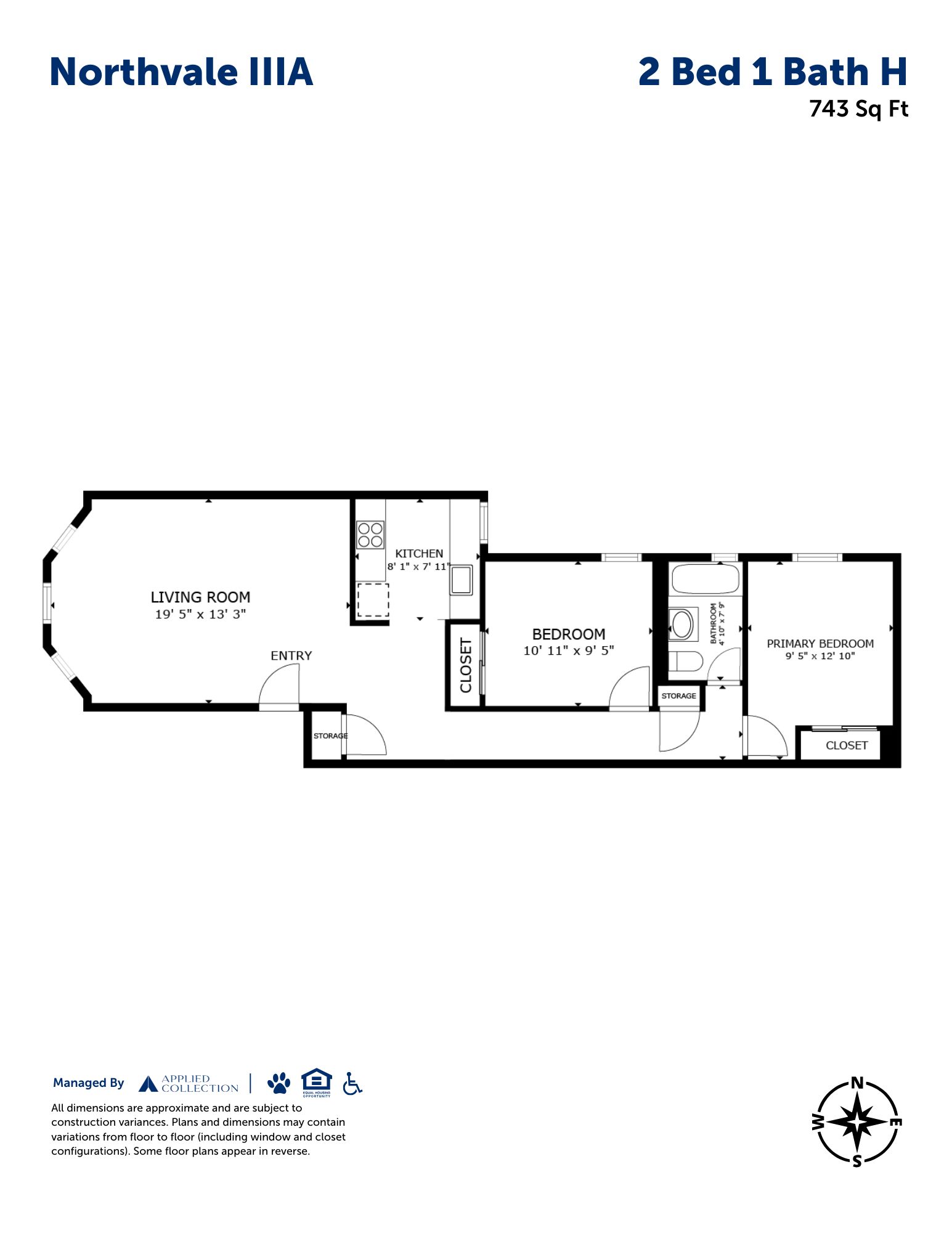 2 Bed 1 Bath H