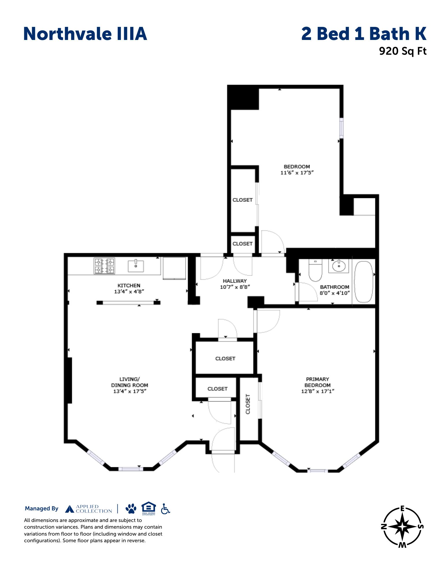 2 Bed 1 Bath K