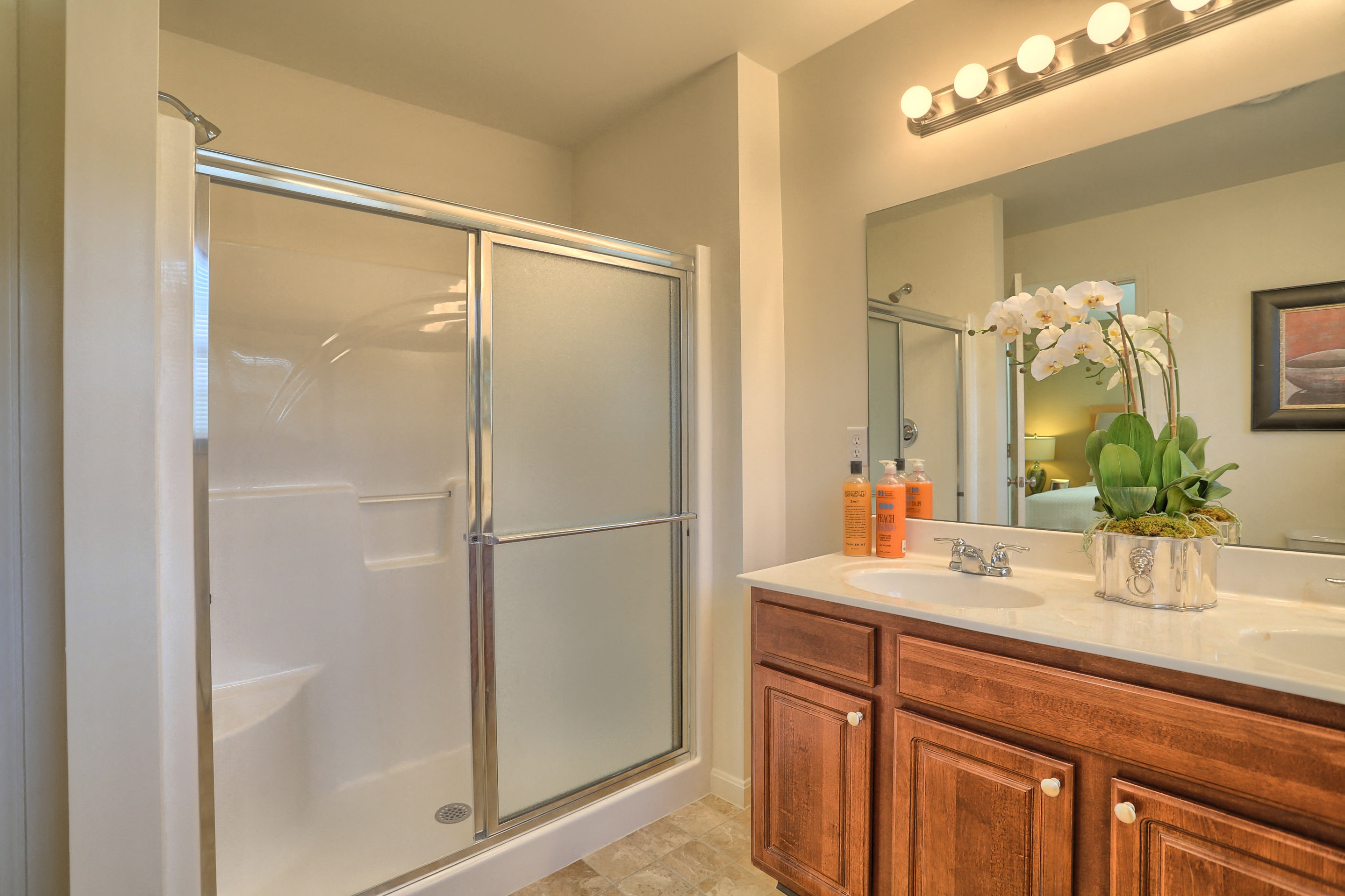 master bath with walk in shower