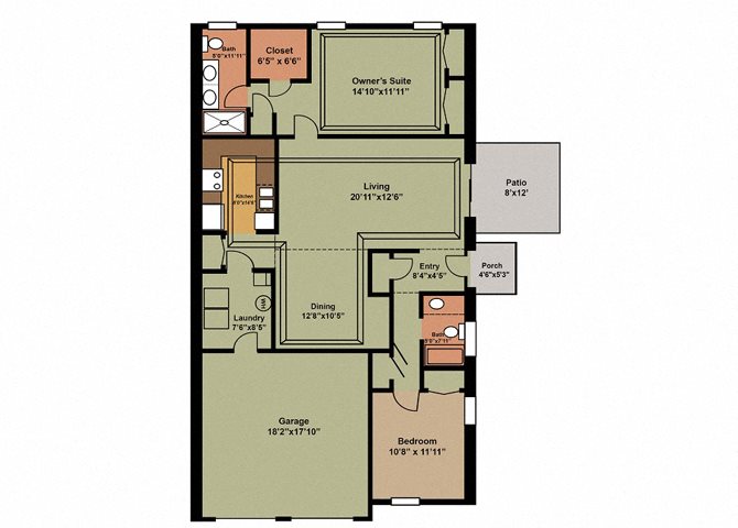 Clover 2 Floor Plan 2