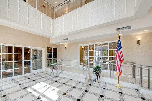 Leasing office foyer