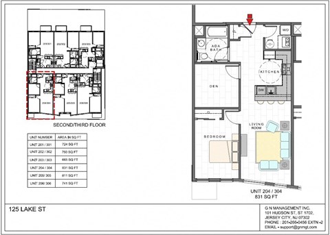 125 LAKE ST Studio-1 Bed Apartment for Rent - Photo Gallery 7