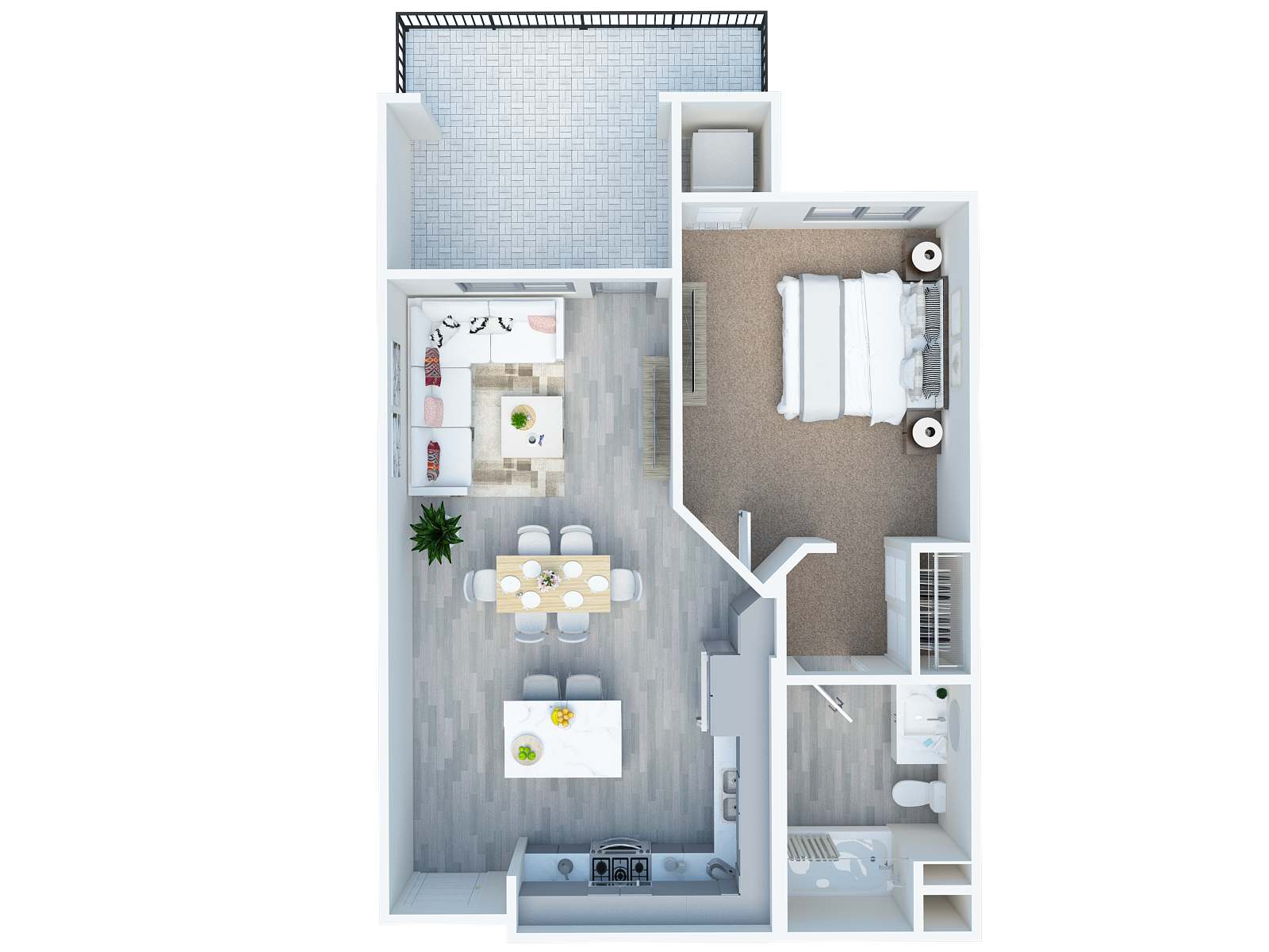 Satsuma floorplan at The Venue at Orange, California, 92373